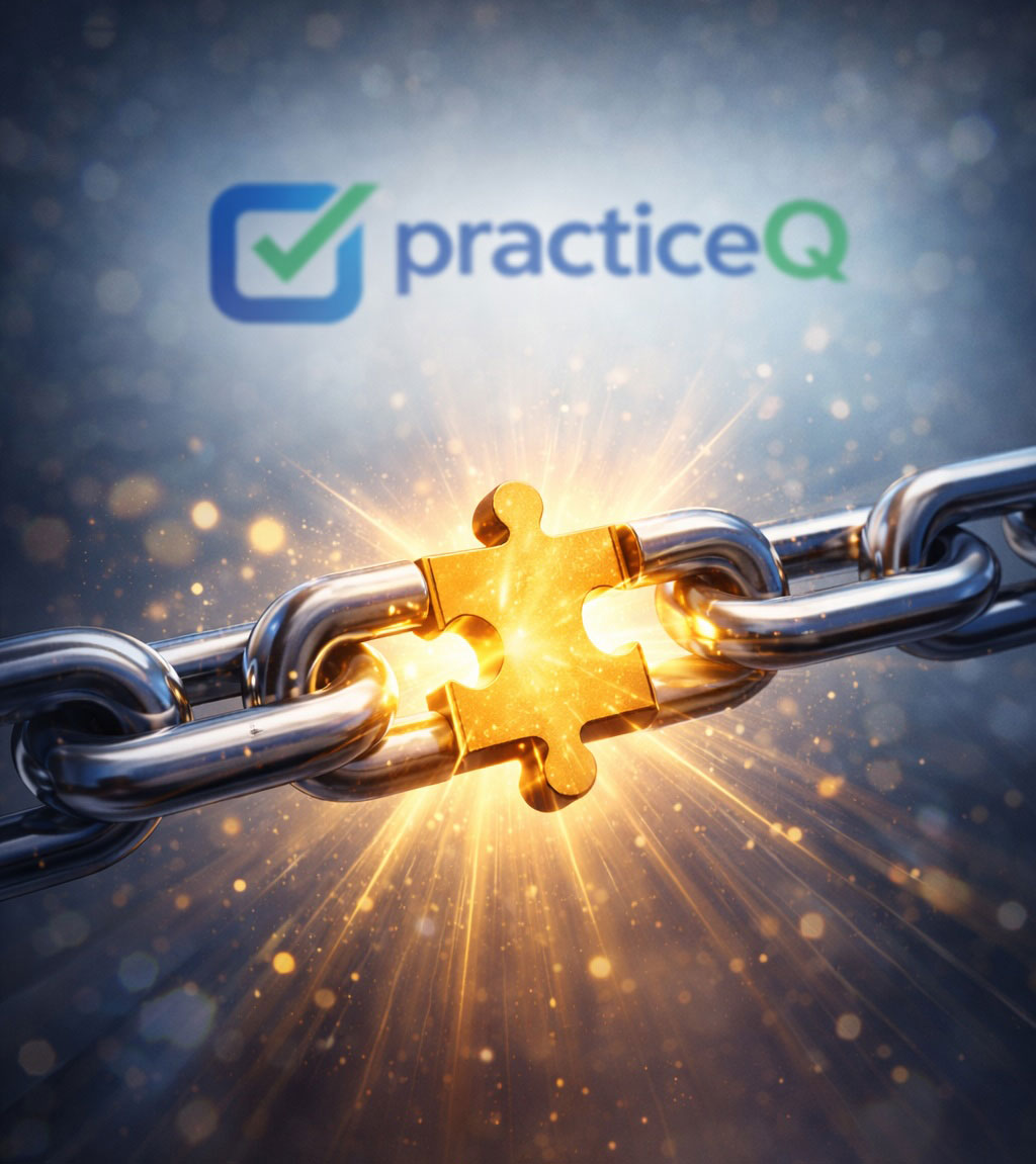 Workflow diagram showing tools connected to a custom dashboard